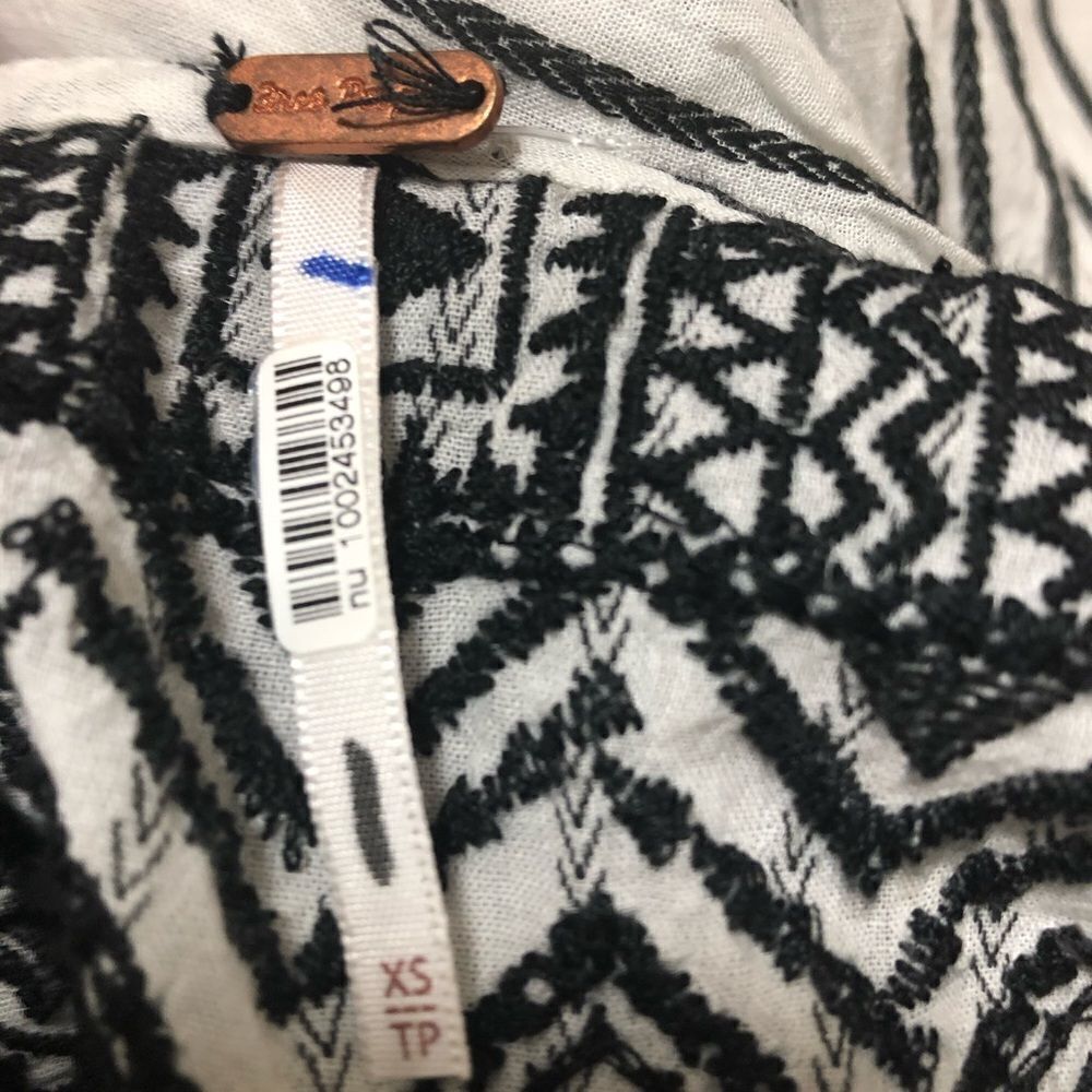 NWT free people embroidered mini dress size XS - Picture 5 of 7